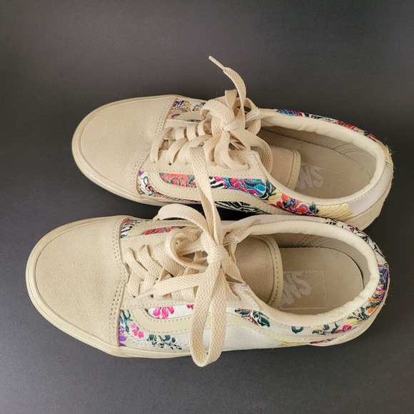 VANS OLD SKOOL FESTIVAL SATIN Gold Men 4.5 - Women 6 - Picture 10 of 15